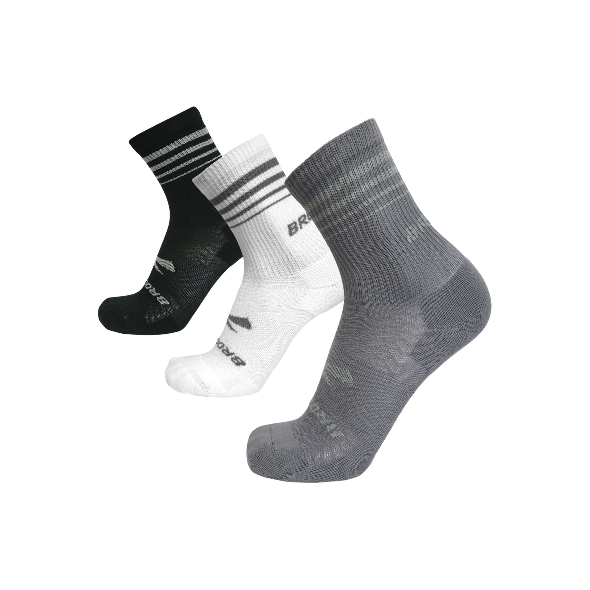Brooks Run-In Crew Socks-3PK They are not soft as previous pairs of Brooks socks